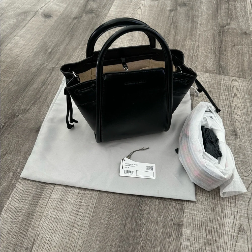 Charles & Keith Ashby Slouchy Tote Bag - Black - Size Medium - Picture 3 of 9